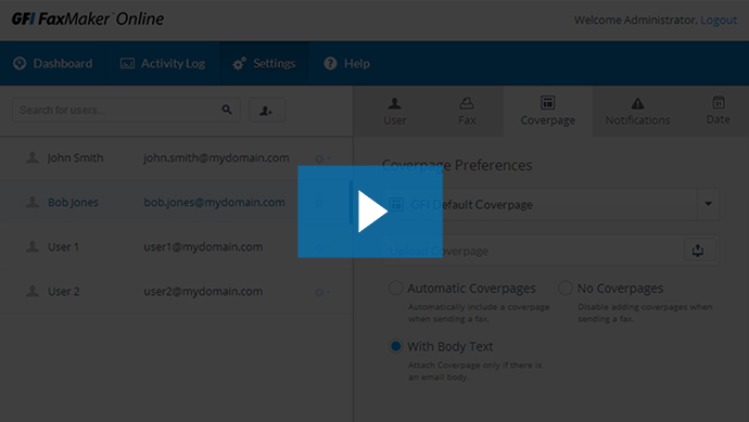 02 - Personalize cover pages for users or departments